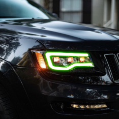 Lighting Trendz 2014-2022 Jeep Grand Cherokee Flow Series Pre-Built w/Morimoto XB LED Headlights